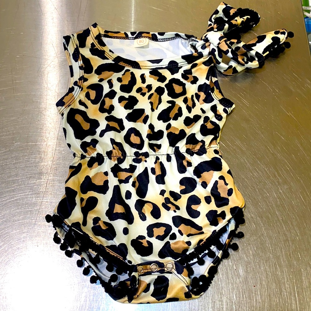 Cheetah onesie